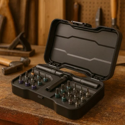 Precision Screwdriver Set Ratchet Magnetic Mini Case - Image 1